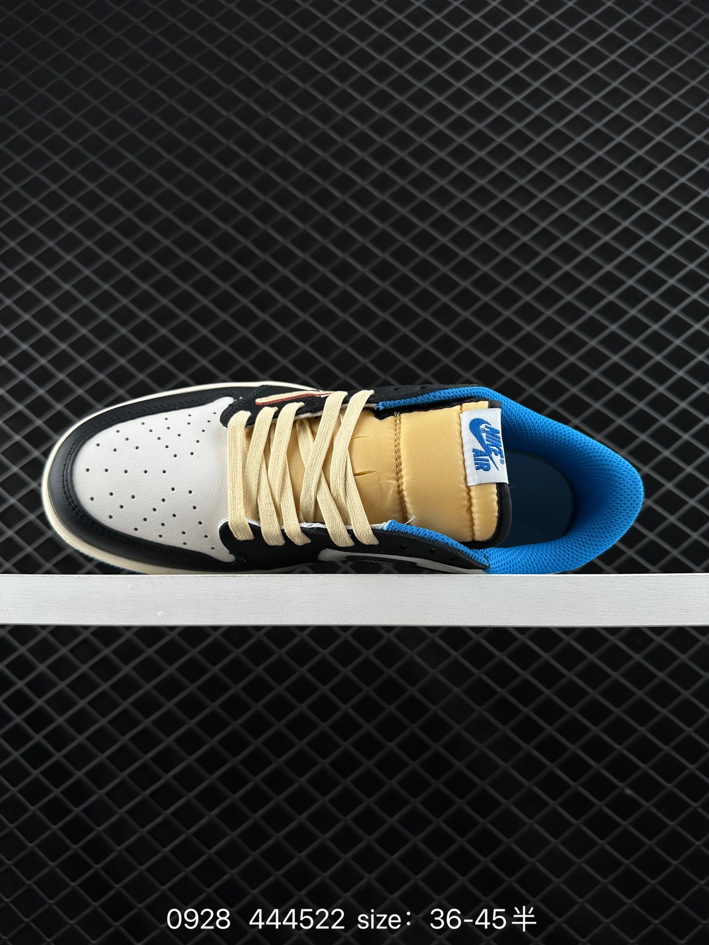 fragment design x Travis Scott x Nike Air Jordan 1 Low OG SP”Black/Green Toe“